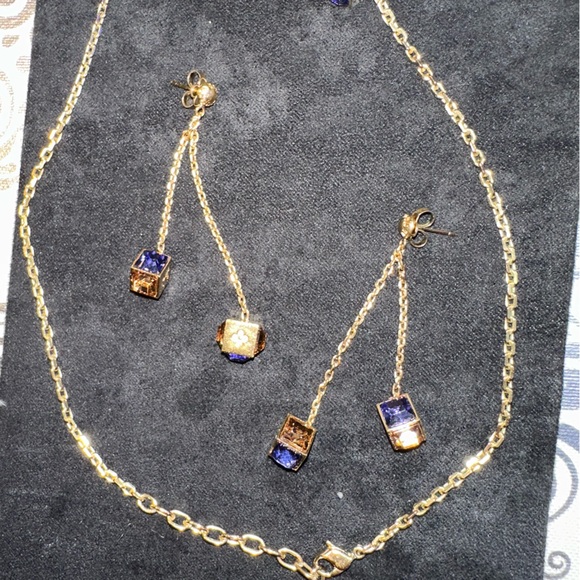 Louis Vuitton BO Pend. Gamble Azur Pendant, bracelet and ring. 5 piece set. - Picture 6 of 17